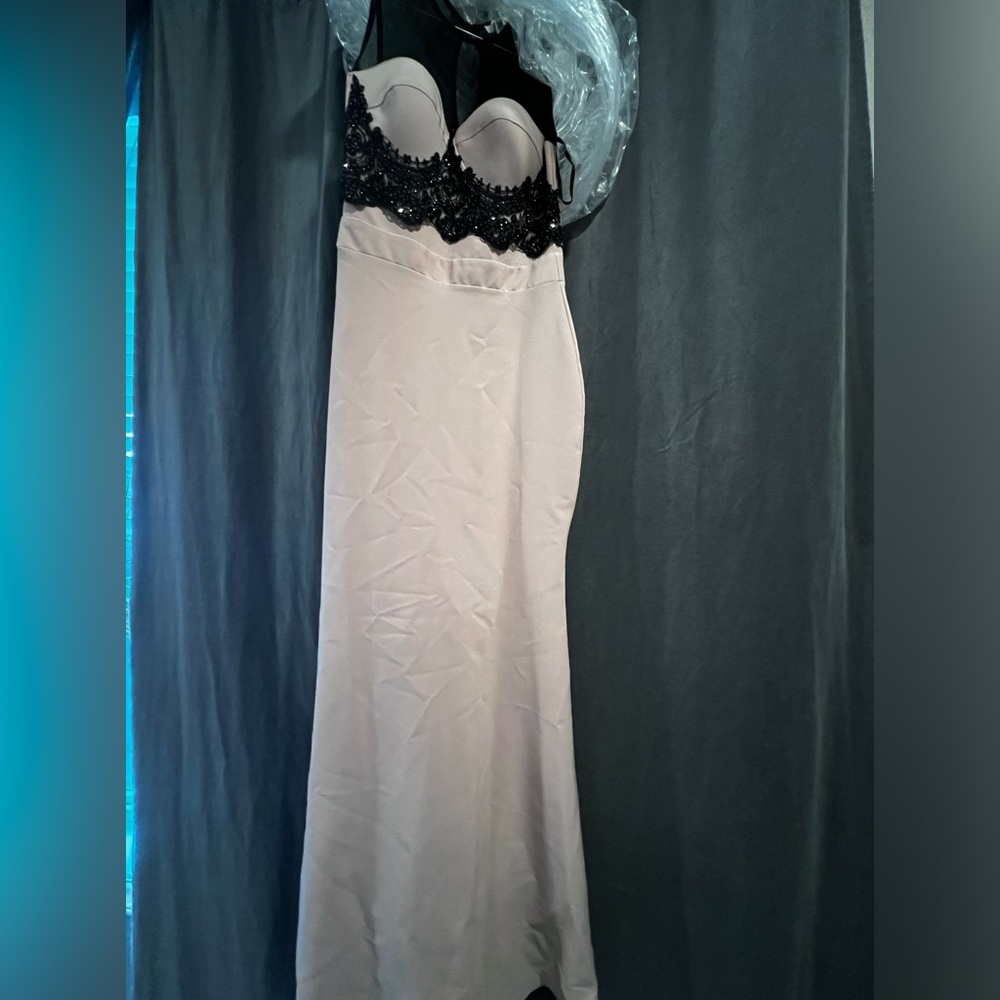 Evening Gown with Bodice Beading